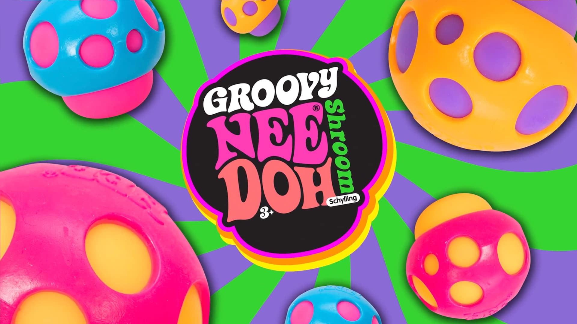 NeeDoh Groovy Shroom - Image 2